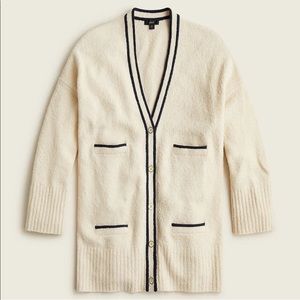 JCrew NWT Relaxed Boucle Cardigan